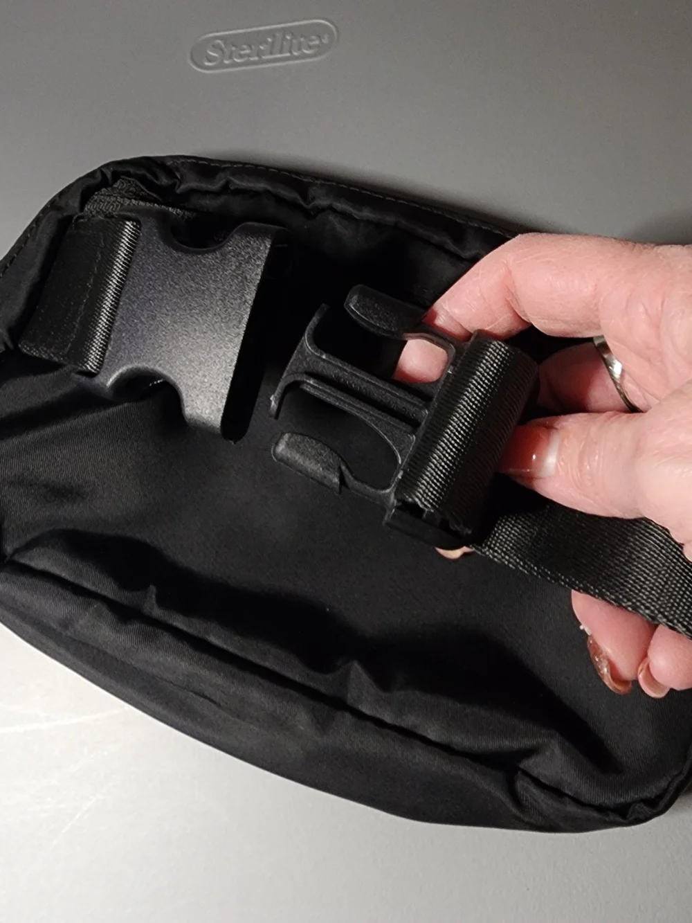 lululemon athletica Black Belt Bag with Metal Logo - Picture 5 of 10